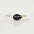 Natural hecho a mano Vermeil oro plateado gemas Gemstone Precious Gemstone brazaletes, pulseras de Druzy